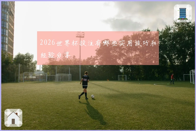 2026世界杯投注有哪些实用技巧和经验分享